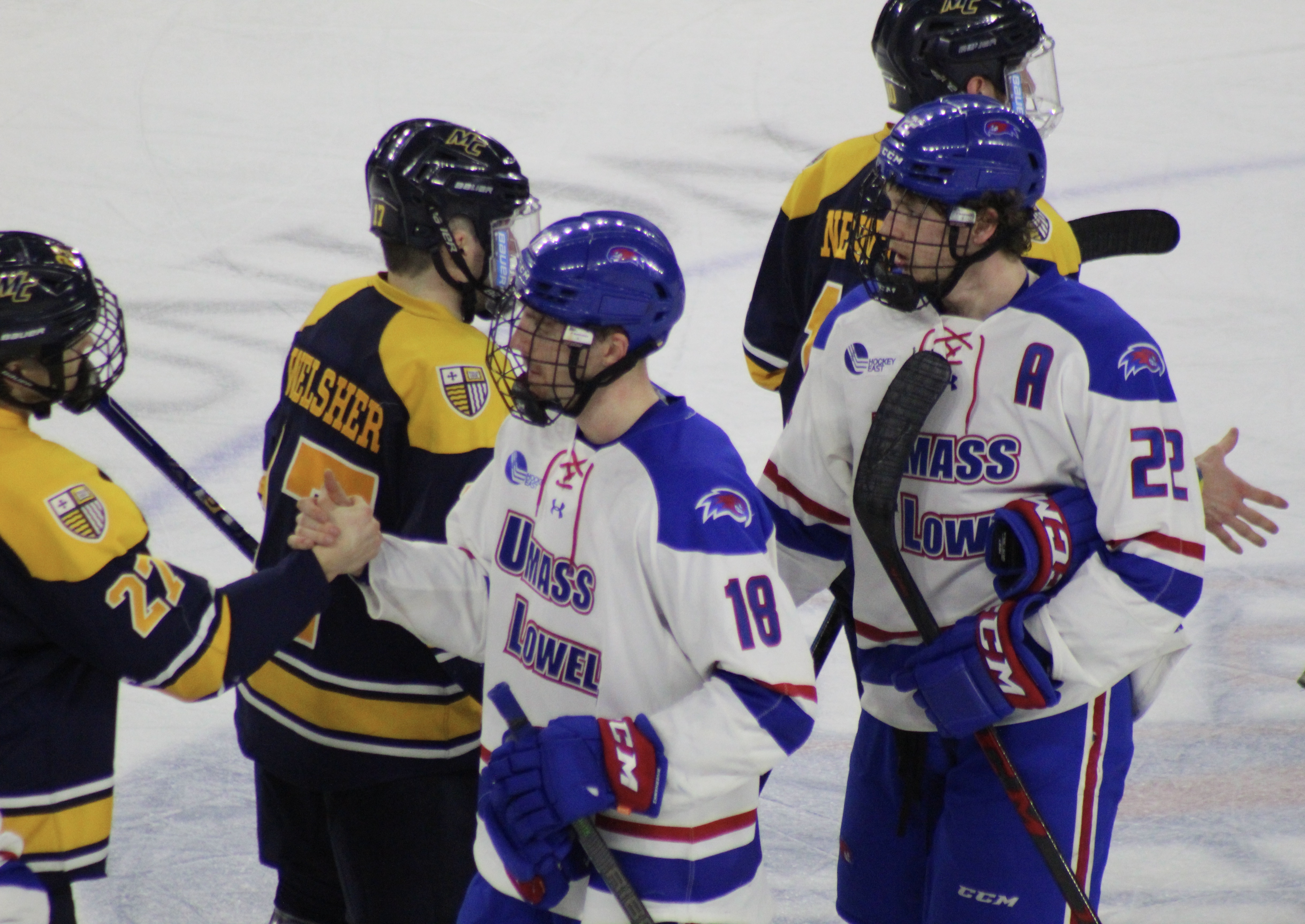 River Hawks Advance with 7-2 Win
